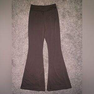 SHEIN Brown Boot Cut Flare Pants